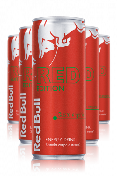 Red Bull Energy Drink Red Edition Gusto Anguria Cassa da 24 Lattine x 25cl