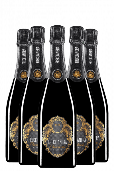 6 Bottiglie Franciacorta DOCG Freccianera Brut 2021 Fratelli Berlucchi 