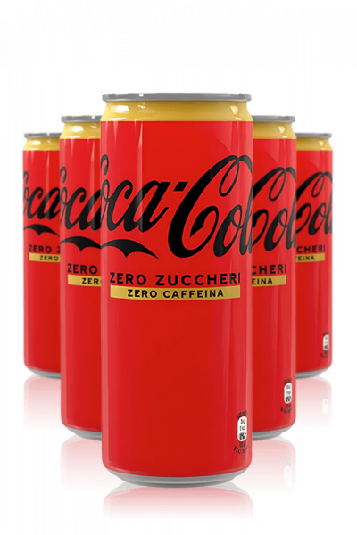 Coca-Cola Zero Zuccheri Zero Caffeina Cassa da 24 Lattine x 33cl