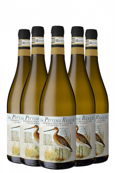 6 Bottiglie Vermentino Di Gallura DOCG Vendemmia Tardiva 2023 La Pittima Reale