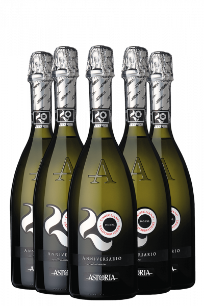 6 Bottiglie Valdobbiadene Prosecco DOCG Anniversario 2024 Astoria