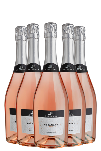 6 Bottiglie Spumante Brut Rosamaro Masseria Altemura 