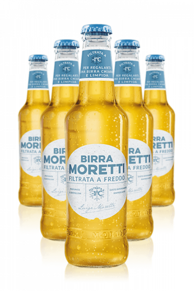 Birra Moretti Filtrata A Freddo Cassa da 24 bottiglie x 33cl