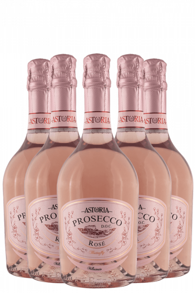 6 Bottiglie Prosecco DOC Rosé Butterfly 2024 Astoria