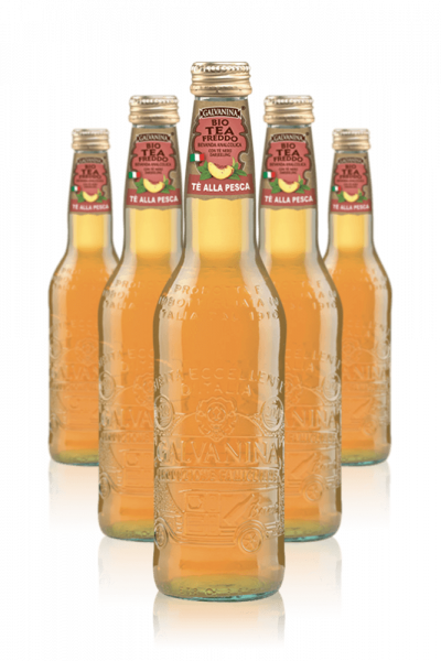 Tè alla Pesca Bio Galvanina Cassa Da 12 Bottiglie x 355ml