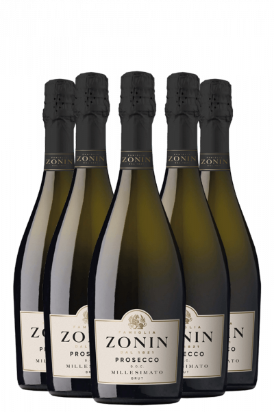 6 Bottiglie Prosecco DOC Millesimato 2024 Brut Zonin 