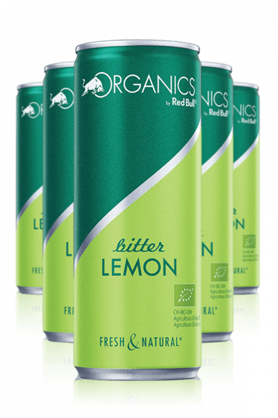 The ORGANICS By Red Bull Bitter Lemon Cassa da 24 Lattine x 25cl