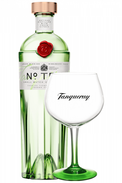 Gin Tanqueray No.Ten 70cl + OMAGGIO 2 bicchieri Tanqueray