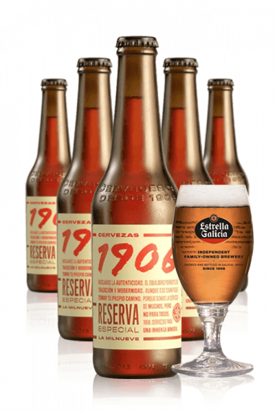 Estrella Galicia 1906 Riserva Speciale Cassa da 24 bottiglie x 33cl + OMAGGIO 6 bicchieri Estrella Galicia