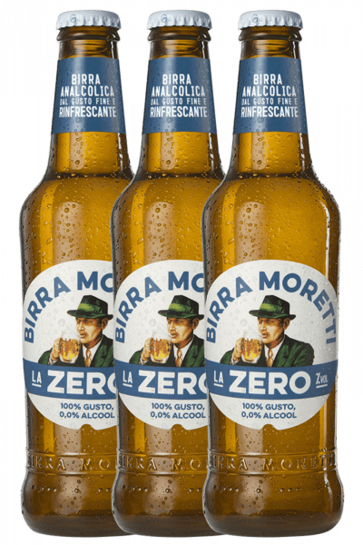 Birra Moretti Zero da 3 bottiglie x 33cl