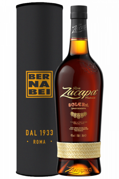 Rum Zacapa Solera Gran Reserva 70cl + 1 Tubo Regalo Bernabei