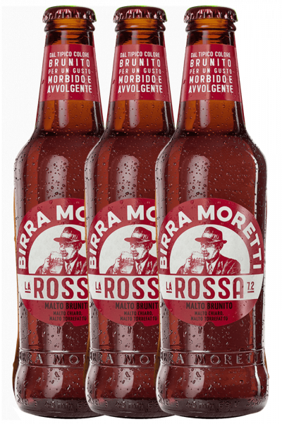 Birra Moretti La Rossa da 3 bottiglie x 33cl