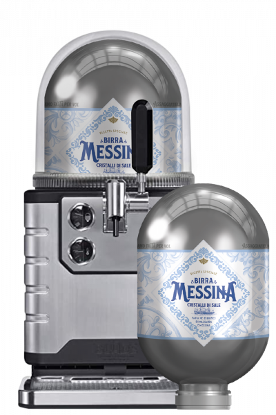 Spillatore per Fusto Blade 8 LT + 2 Fusti Blade Messina Cristalli di Sale 8 LT 