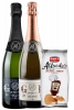 Trentodoc Giulio Bernabei Brut Bernabei + Rosé + Amica Chips Rosmarino Alfredo's 3 x 130gr