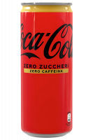 Coca-Cola Zero Zuccheri Zero Caffeina Lattina 33cl