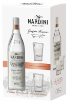 Grappa Bianca Nardini 70cl (Confezione Con 2 Bicchieri)