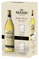 Grappa Riserva 3 Anni Nardini 70cl (Confezione Con 2 Bicchieri)