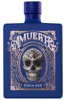 Gin Amuerte Coca Leaf Blue 70cl