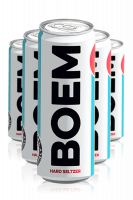 Hard Seltzer Boem Cassa da 12 Lattine x 25cl