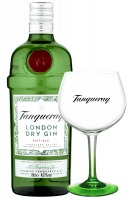 Gin Tanqueray London Dry 70cl + OMAGGIO 2 bicchieri Tanqueray