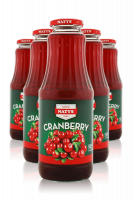Succo Di Cranberry Naty's Cassa Da 6 Bottiglie x 1Litro 