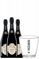 3 Bottiglie Franciacorta DOCG Freccianera Brut 25 Fratelli Berlucchi + OMAGGIO glacette Bernabei & Freccianera
