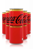 Coca-Cola Zero Zuccheri Zero Caffeina Cassa da 24 Lattine x 33cl