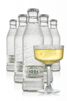 Soda Water La Classica Tassoni Cassa da 25 bottiglie x 18cl + OMAGGIO 4 bicchieri coppa Tassoni