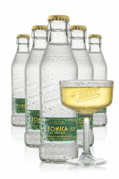 Tonica Al Cedro Tassoni Cassa da 25 bottiglie x 18cl + OMAGGIO 4 bicchieri coppa Tassoni