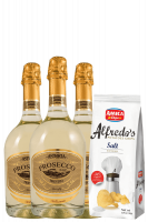 3 Prosecco DOC Treviso Butterfly 2024 Astoria + Amica Chips Sale Marino Alfredo's 3 x 150gr