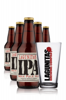 Lagunitas Ipa Cassa da 24 bottiglie x 33cl + OMAGGIO 6 bicchieri Lagunitas 40cl