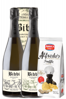 Franciacorta Bibbi Brut 2020 + Satèn 2018 (Ast.) + Amica Chips Tartufo Alfredo's 3 x 100gr