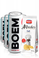 Hard Seltzer Boem da 12 x 25cl + Amica Chips Sale Marino Alfredo's 3 x 150gr