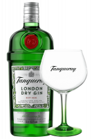 Gin Tanqueray London Dry 1Litro + OMAGGIO 2 bicchieri Tanqueray