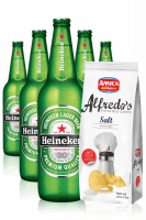 Heineken da 24 x 33cl + Amica Chips Sale Marino Alfredo's 3 x 150gr