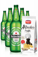 Heineken da 24 x 33cl + Amica Chips Tartufo Alfredo's 3 x 100gr