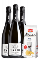 3 Franciacorta DOCG Fario Brut + Amica Chips Sale Marino Alfredo's 3 x 150gr