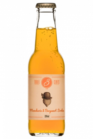Three Cents Mandarin & Bergamot Soda 20cl