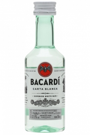Mignon Rum Bacardi Carta Blanca 5cl