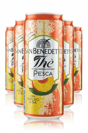 Thè San Benedetto Pesca Cassa da 24 Lattine x 33cl