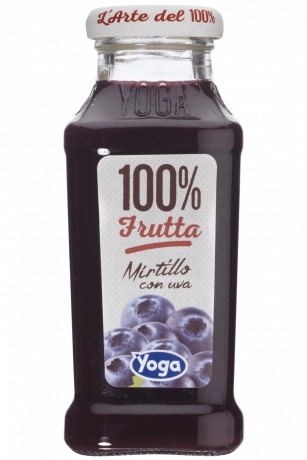 Yoga 100% Frutta Mirtillo Con Uva 20cl