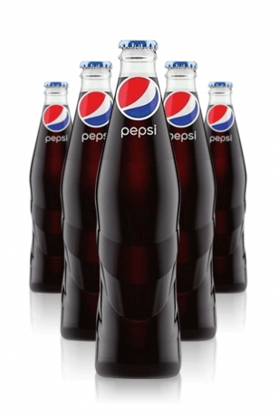Pepsi Cola Vetro Cassa Da 24 Bottiglie x 33cl 