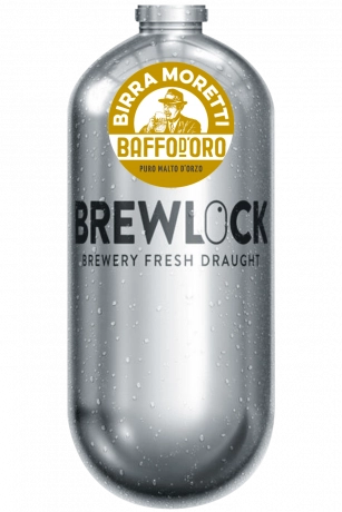 Fusto Moretti Baffo d'Oro Pet Brewlock 20 Litri