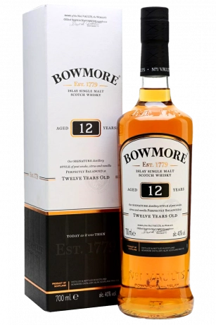 Bowmore 12 Years Old Single Malt Scotch Whisky 70cl (Astucciato)