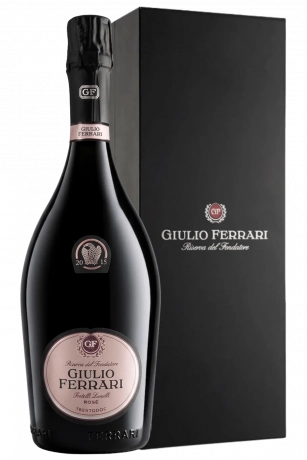 Trentodoc Brut Giulio Ferrari Rosé Riserva Del Fondatore 2015 (Astucciato)