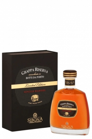 Grappa Riserva Botti Da Porto Single Barrel Sibona 70cl (Astucciato)