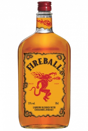 Fireball Liqueur Blended With Cinnamon And Whisky 70cl
