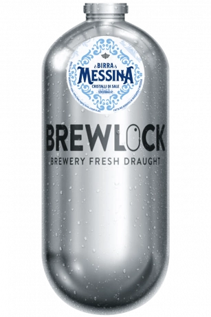 Fusto Birra Messina Cristalli Di Sale Pet Brewlock 20 Litri
