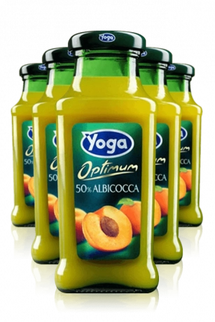 Yoga Magic Albicocca Cassa Da 24 Bottiglie x 20cl 