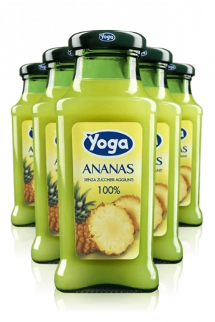Yoga Magic Ananas Cassa Da 24 Bottiglie x 20cl 